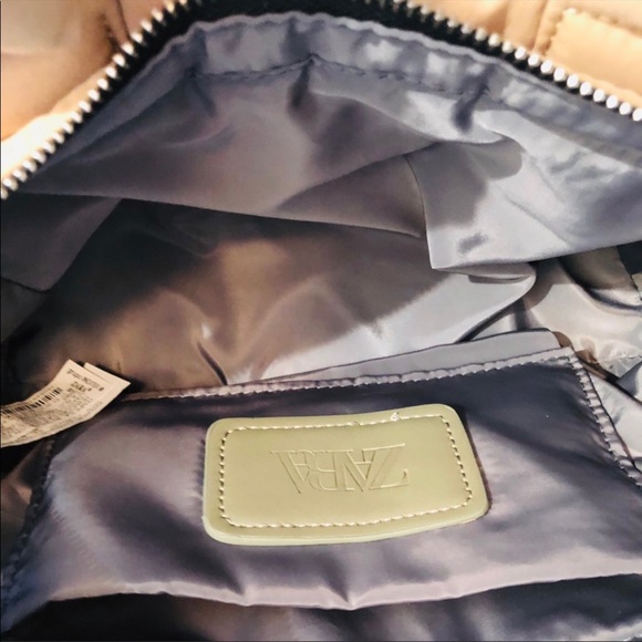 Zara Quilted Shopper Bag Sand - Picture 8 of 15